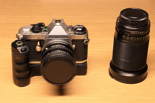 Pentax power winder - +, +